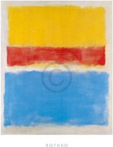 Mark Rothko - Untitled Yellow-Red and Blue Kunstdruk 60x80cm