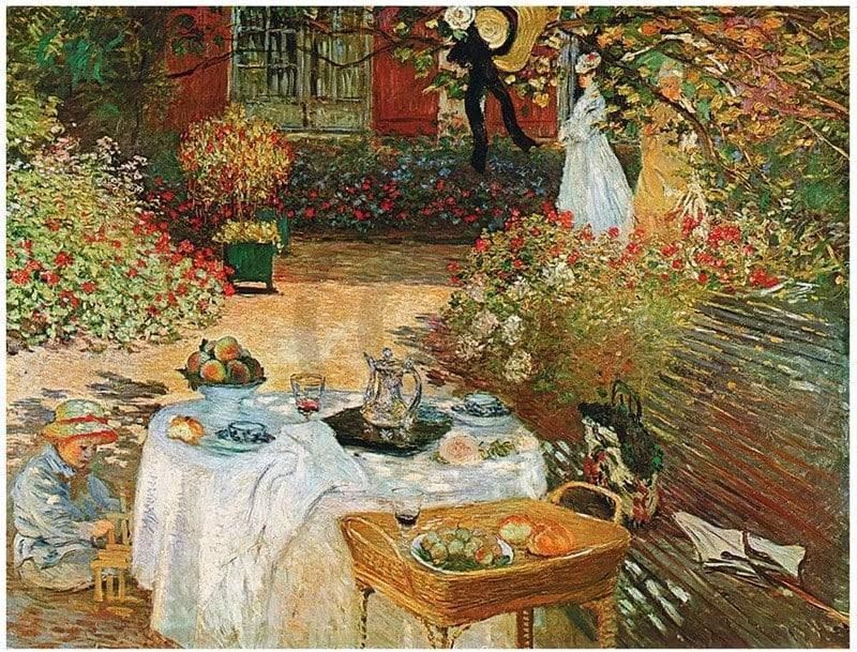 PGM Kunstdruk Claude Monet - Le dèjeuner 70x50cm Divers