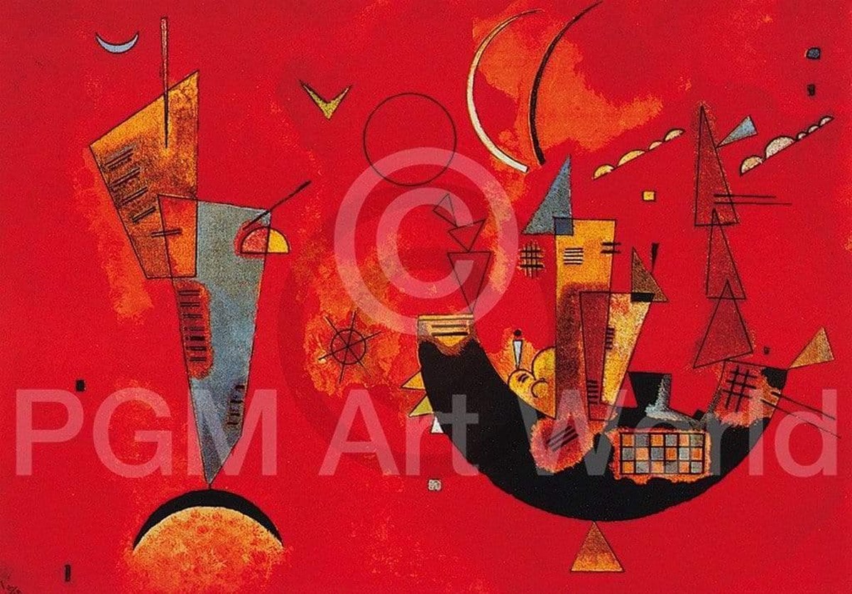 PGM Kunstdruk Wassily Kandinsky - Mit und Gegen 70x50cm Divers