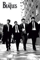 The Beatles Poster - In London - 91.5 X 61 Cm - Zwart
