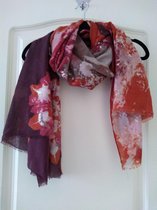 Sjaal Amber roze paars