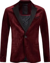 WE Fashion Jongens velvet slim fit blazer