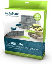 Packmate Jumbo Stackable Storage Tote - Vacuüm opbergzak met box - Vacuümzak - Kleding Opbergen