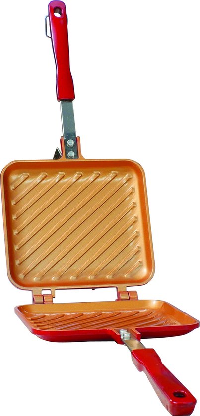 Bulbhead Red Copper Flipwich Pan Tosti-pan Tosti-ijzer - Sandwichmaker