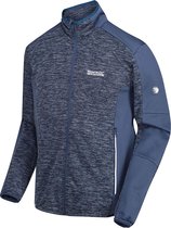Coladane gemêleerde wandelfleece met rits over de volle lengte van Regatta voor Heren, Sportjas, middernacht Marineblauw Blauw