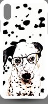 iPhone Xs MAX - Dalmatier pup met bril