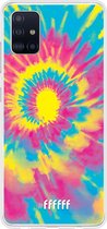 Samsung Galaxy A51 Hoesje Transparant TPU Case - Psychedelic Tie Dye #ffffff