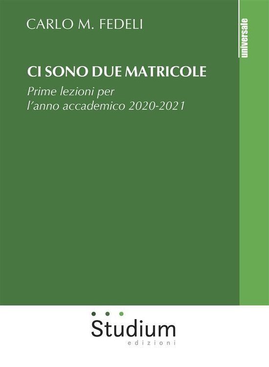 Ci sono due matricole - cover