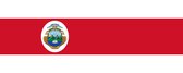 Vlag Costa Rica met wapen 100x150cm - Glanspoly