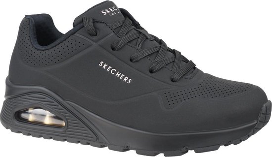 Skechers Uno - Stand On Air - Dames Sneakers - Zwart