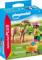PLAYMOBIL Special Plus Cavalière avec poney - 70060