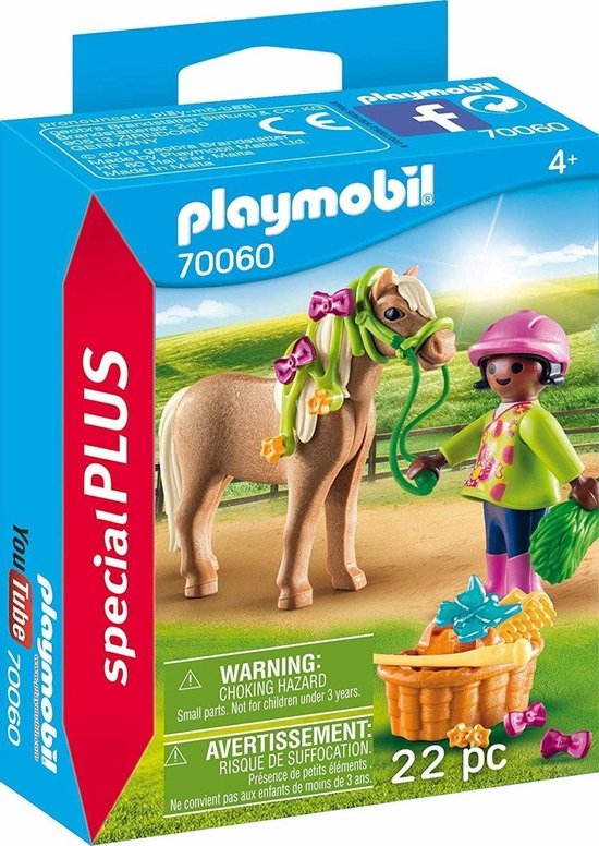 PLAYMOBIL Special Plus Meisje met pony - 70060