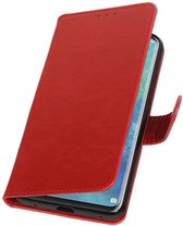 Wicked Narwal | Premium bookstyle / book case/ wallet case voor Huawei Mate 20 Pro Rood