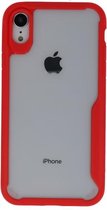 Wicked Narwal | Focus Transparant Hard Cases voor iPhone XR Rood