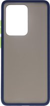 Wicked Narwal | Kleurcombinatie Hard Case voor Samsung Galaxy S20 Ultra / 5G Blauw