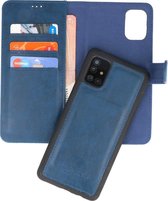 Wicked Narwal | Rico Vitello 2 in 1 Book Case Hoesje voor Samsung Samsung Galaxy A51 Navy