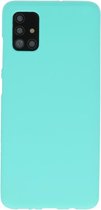 Wicked Narwal | Color TPU Hoesje voor Samsung Samsung Galaxy A51 Turquoise