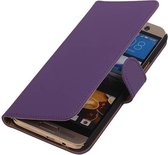 Wicked Narwal | bookstyle / book case/ wallet case Hoes voor HTC One E9 Plus Paars