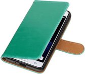 Wicked Narwal | Premium TPU PU Leder bookstyle / book case/ wallet case voor Samsung Galaxy J3 Pro Groen