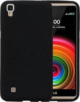 Wicked Narwal | Sand Look TPU Hoesje voor LG X Style K200 Zwart