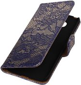Wicked Narwal | Lace bookstyle / book case/ wallet case Hoes voor LG Joy H220 Blauw