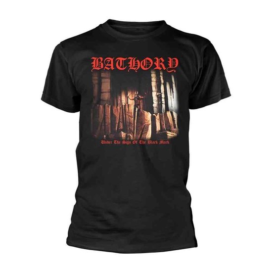 Bathory Under the sign of the Black Mark T-shirt zwart Katoen -