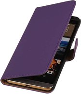 Wicked Narwal | bookstyle / book case/ wallet case Hoes voor HTC One M9 Plus Paars