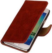 Wicked Narwal | Bark bookstyle / book case/ wallet case Hoes voor Huawei Mate 7 Red