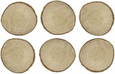 48x stuks Bruiloft/Huwekijk houten plaatsnaam kaartjes - Tafel indeling bepalen