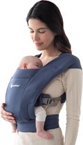 Ergobaby Baby Draagzak Embrace Soft Navy - ergonomische draagzak vanaf geboorte