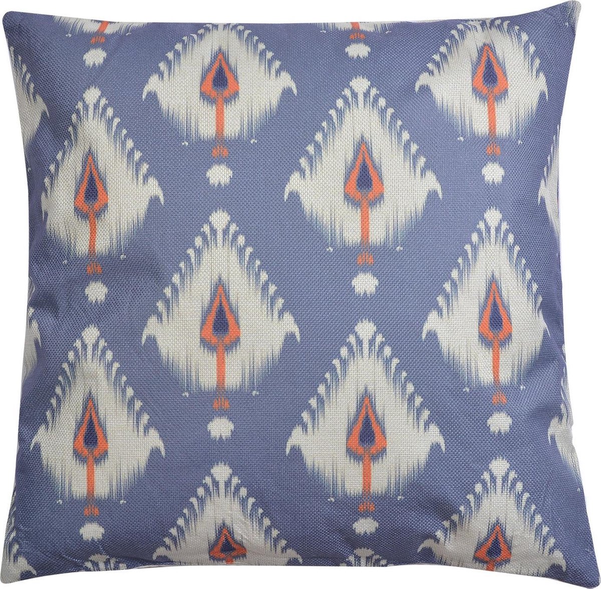 Clayre & Eef Sierkussen 43*43 cm Meerkleurig Synthetisch Vierkant Kussenhoes met Kussenvulling