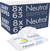 Neutral  Parfumvrij Baby Wipes - 16 x 63 stuks - Voordeelverpakking