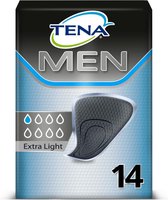 4x TENA Men Protective Shield Extra Light 14 stuks