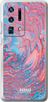 Huawei P40 Pro+ Hoesje Transparant TPU Case - Corundum Pool #ffffff