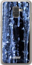 Samsung Galaxy A8 (2018) Hoesje Transparant TPU Case - Icicles #ffffff