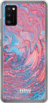 Samsung Galaxy A41 Hoesje Transparant TPU Case - Corundum Pool #ffffff