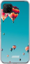 Huawei P40 Lite Hoesje Transparant TPU Case - Air Balloons #ffffff