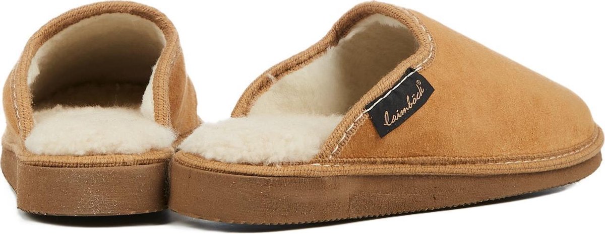 Handgemaakte Lammy pantoffels model Visby Color: Camel, Size: 42 | bol.com