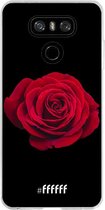 LG G6 Hoesje Transparant TPU Case - Radiant Rose #ffffff