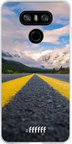 LG G6 Hoesje Transparant TPU Case - Road Ahead #ffffff