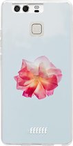 Huawei P9 Hoesje Transparant TPU Case - Rouge Floweret #ffffff