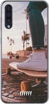 Samsung Galaxy A50s Hoesje Transparant TPU Case - Skateboarding #ffffff