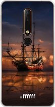 Nokia X6 (2018) Hoesje Transparant TPU Case - Sea Rovers #ffffff