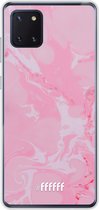 Samsung Galaxy Note 10 Lite Hoesje Transparant TPU Case - Pink Sync #ffffff