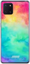 Samsung Galaxy Note 10 Lite Hoesje Transparant TPU Case - Rainbow Tie Dye #ffffff