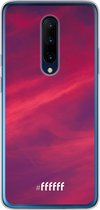 OnePlus 7 Pro Hoesje Transparant TPU Case - Red Skyline #ffffff