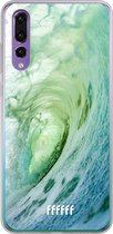 Huawei P30 Hoesje Transparant TPU Case - It's a Wave #ffffff