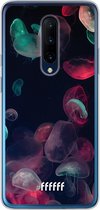 OnePlus 7 Pro Hoesje Transparant TPU Case - Jellyfish Bloom #ffffff