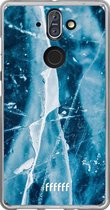 Nokia 8 Sirocco Hoesje Transparant TPU Case - Cracked Ice #ffffff