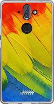 Nokia 8 Sirocco Hoesje Transparant TPU Case - Macaw Hues #ffffff